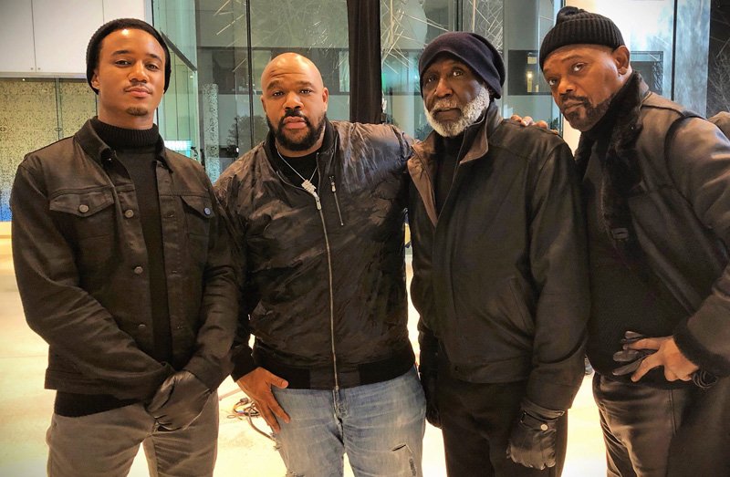 3 Generations of Shaft Actors Unite on Set of Reboot