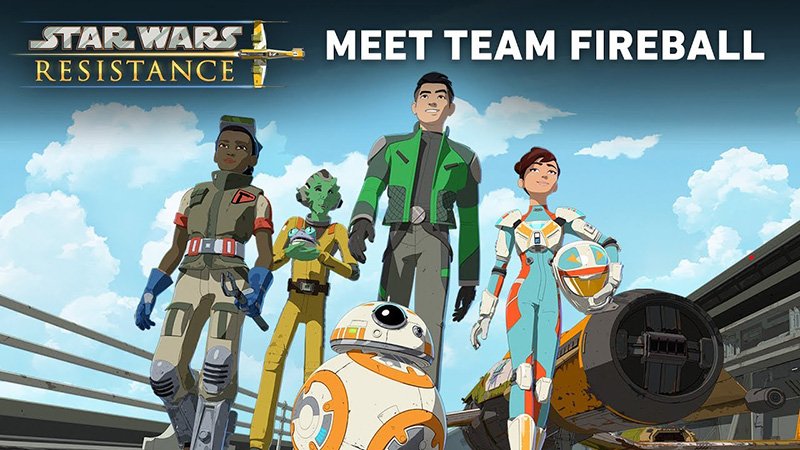 Star Wars Resistance First Look: Meet Team Fireball