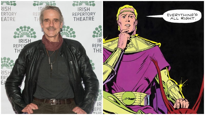 Jeremy Irons Playing Older Ozymandias in HBO's Watchmen