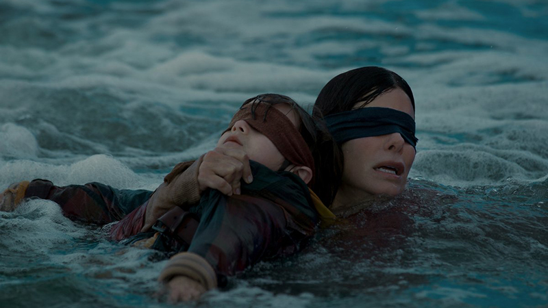 Netflix's Bird Box Photos Featuring Sandra Bullock Released