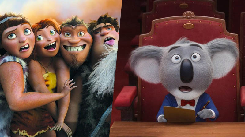 Universal Shifts The Croods and Sing Sequels