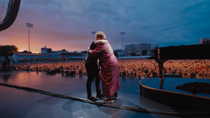 Rocketman's Taron Egerton & Elton John Surprise Fans With Your Song Duet