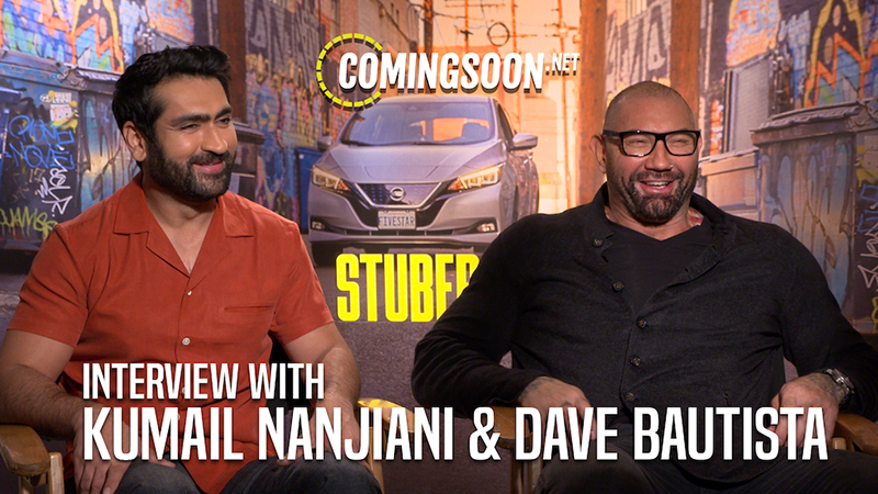 CS Video: Stars Kumail Nanjiani and Dave Bautista Talk Stuber