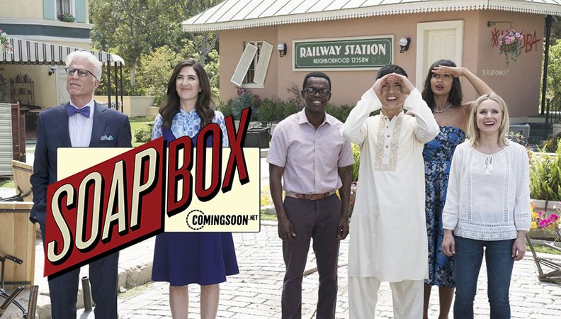 CS Soapbox: The Good Place Is NBC's Most Depressing Comedy Ever (In A Good Way)