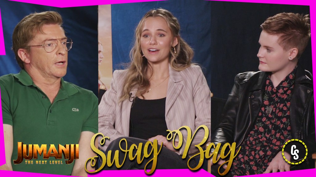 CS Swag Bag: Jumanji: The Next Level's Rhys Darby, Madison Iseman & Morgan Turner