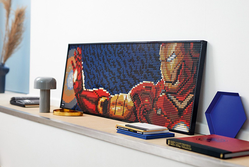 LEGO Unveils New LEGO Art Line With Marvel Studios' Iron Man