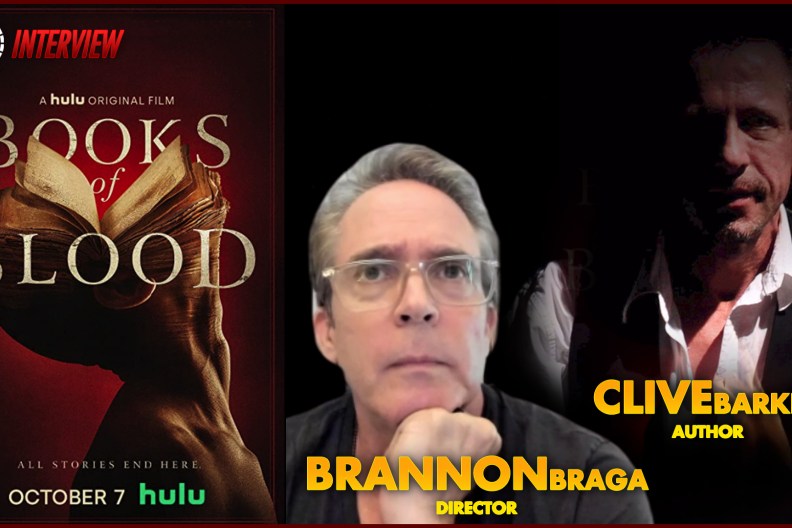 CS Video: Books of Blood Interview With Brannon Braga & Clive Barker