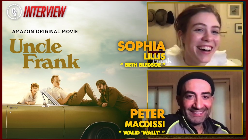 CS Video: Uncle Frank Interview With Sophia Lillis & Peter Macdissi