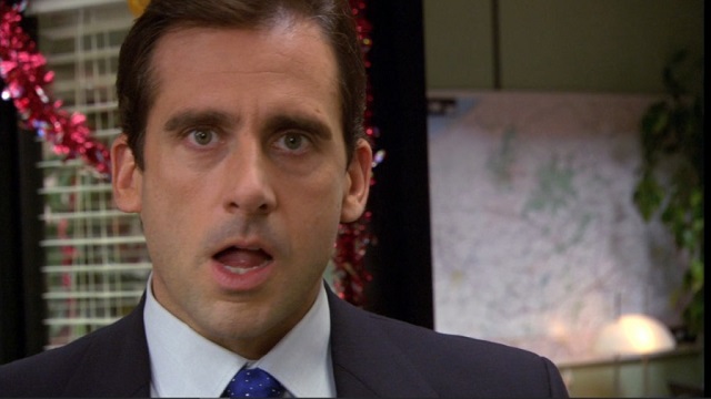 Michael Scott Office Shocked