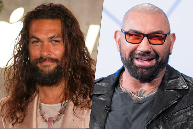 Jason Momoa and Dave Bautista