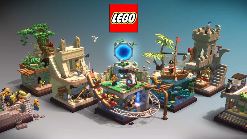 Lego Bricktales Title Screen Biomes