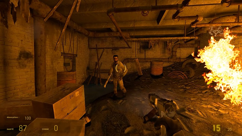 Half-Life 2 Ravenholm Gameplay Noclip