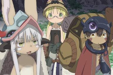 Nanachi, Riko, and Reg in Made in Abyss Season 2