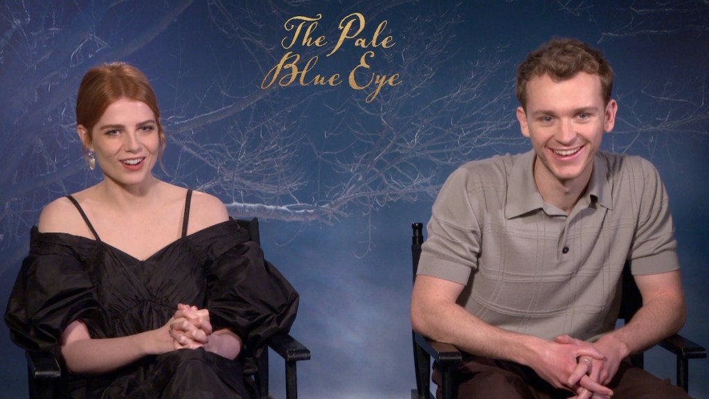 The Pale Blue Eye Interview- Lucy Boynton & Harry Lawtey