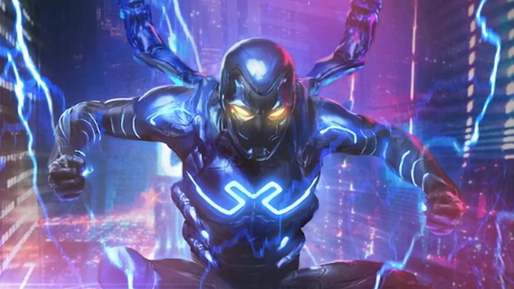 blue beetle poster 2023 dc movie