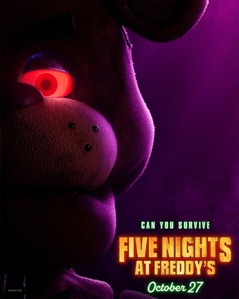 Five Nights at Freddy's Movie Posters Highlight Scary Animatronics