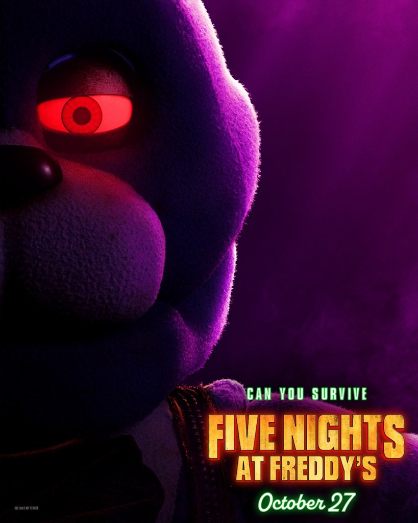 Five Nights at Freddy's Movie Posters Highlight Scary Animatronics