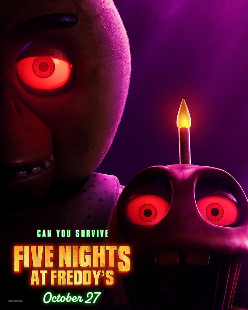 Five Nights at Freddy's Movie Posters Highlight Scary Animatronics