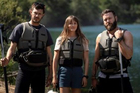 Adam Brody, Leighton Meester and Taran Killam in ‘River Wild - (PHOTO CREDIT DÁVID LUKÁCS, UNIVERSAL 1440)