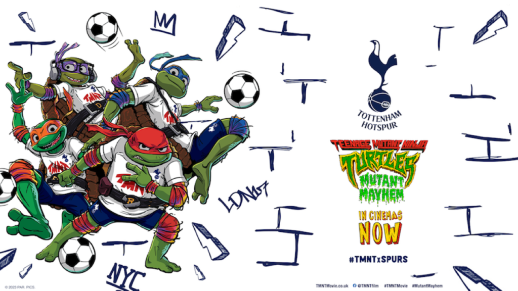 Teenage Mutant Ninja Turtles: Mutant Mayhem Partners with Tottenham Hotspurs, Gets New Featurette