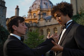 Barry Keoghan and Archie Madekwe in Saltburn