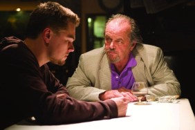 Leonardo DiCaprio and Jack Nicholson in The Departed