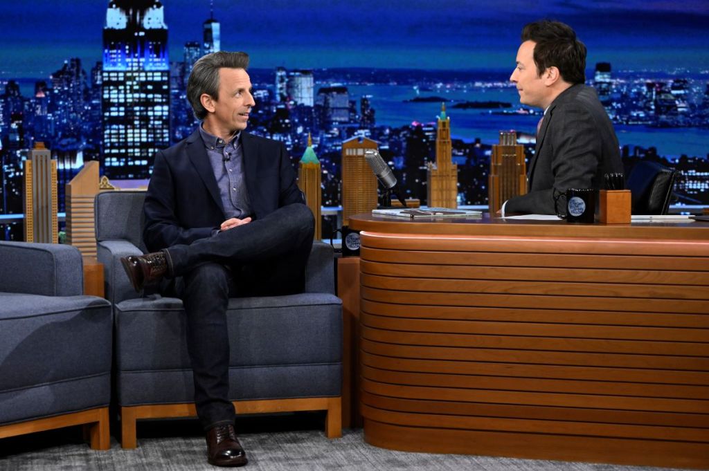 Jimmy Fallon and Seth Myers