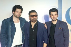 Rajveer Deol, Sunny Deol and Karan Deol