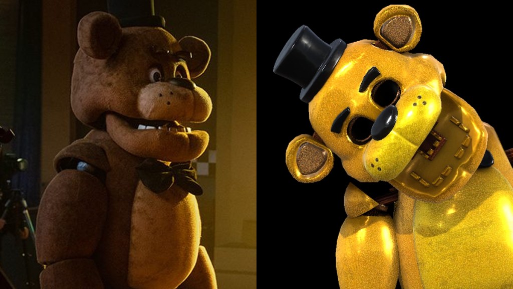 Golden Freddy vs. Freddy Fazbear