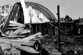 Ghost train fire at Luna Park