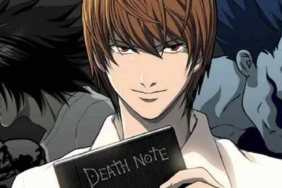 L, Light Yagami, and Ryuk from Death Note