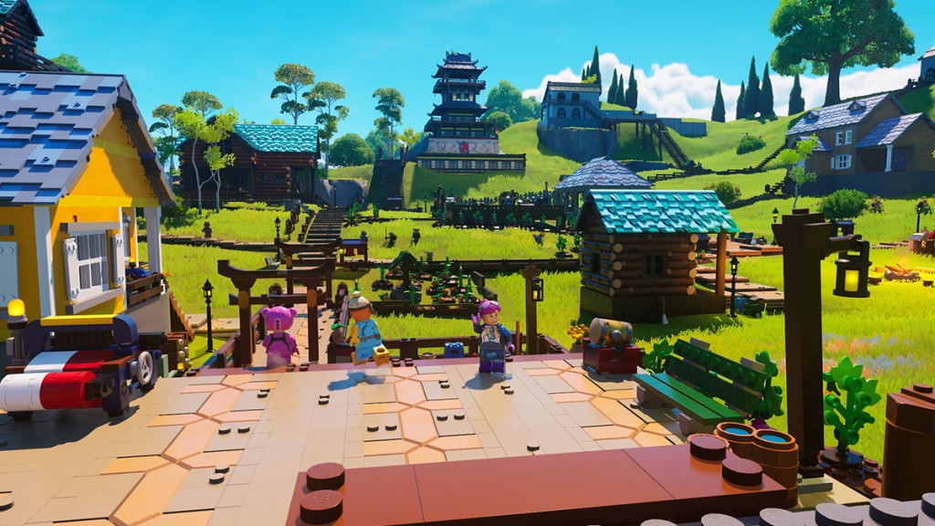 LEGO Fortnite town