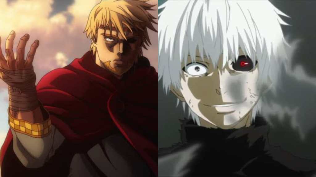 Stills from Vinland Saga & Tokyo Ghoul