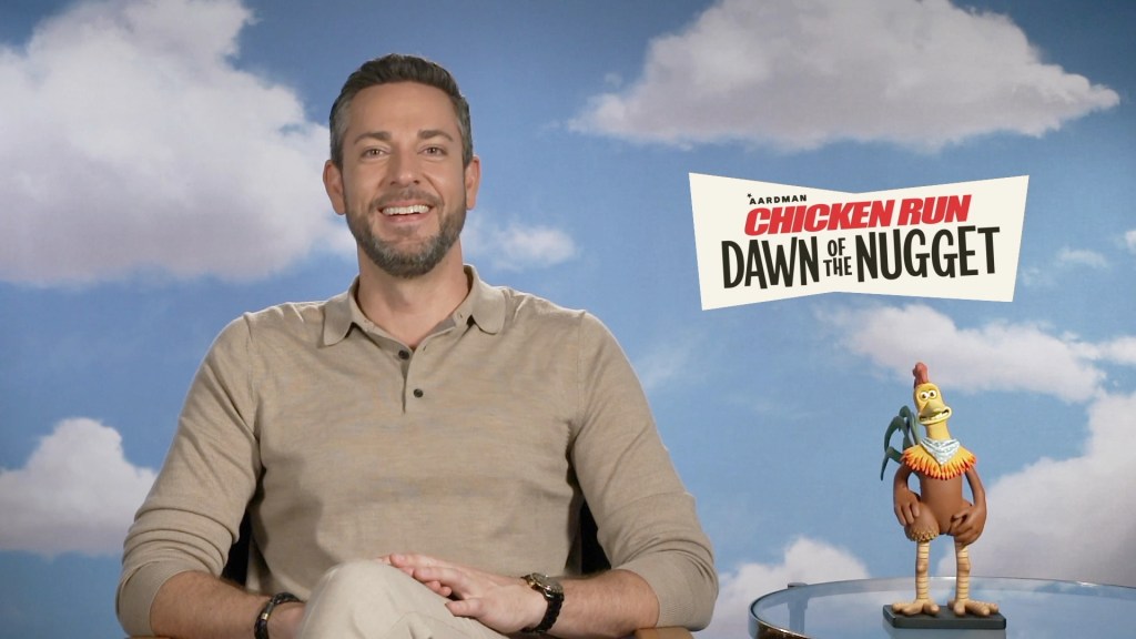 Zachary Levi Interview Chicken Run