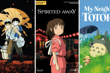 Grave of the Fireflies, Spirited Away and My neighbor Totoro