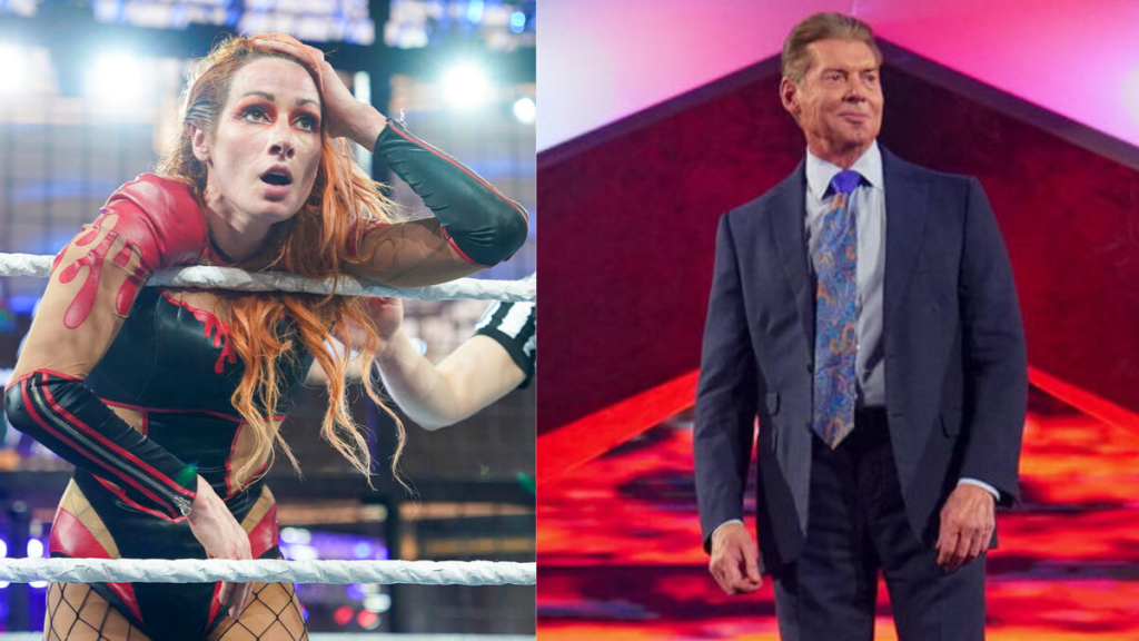 Becky Lynch and Vince McMahon