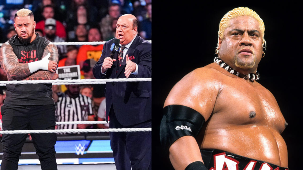 WWE's Solo Sikoa, Paul Heyman and Rikishi