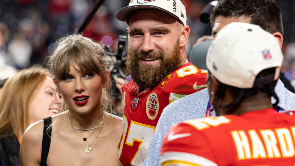 Taylor Swift and Travis Kelce