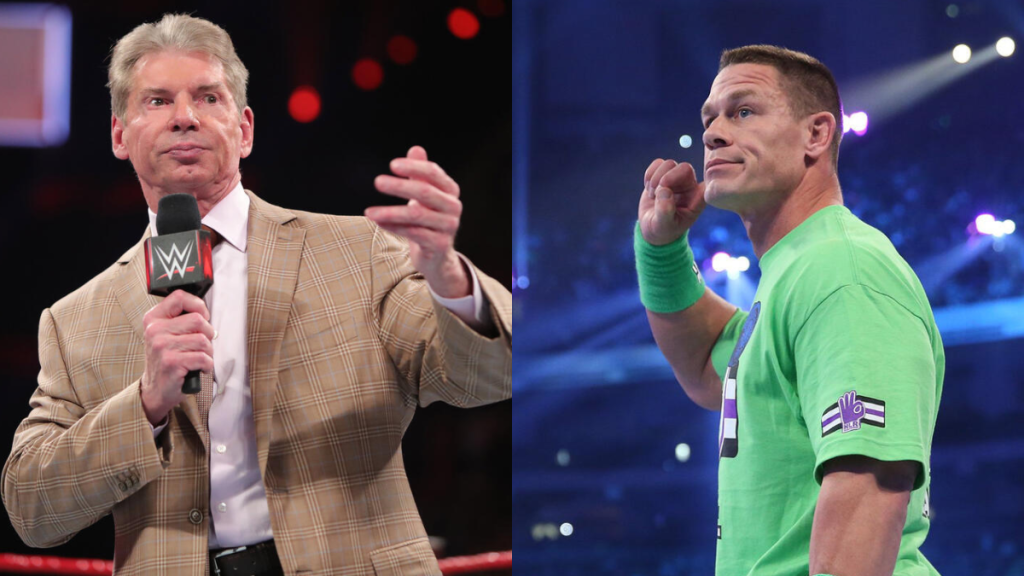 Vince McMahon and John Cena