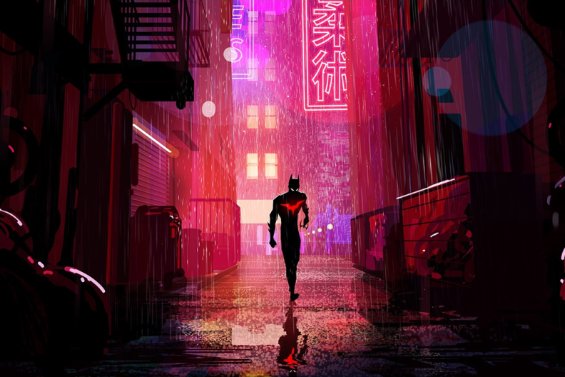 Batman Beyond Movie Concept Art Showed by Spider-Verse Artist