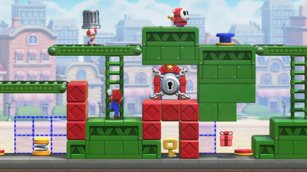 Mario vs. Donkey Kong two-player mode