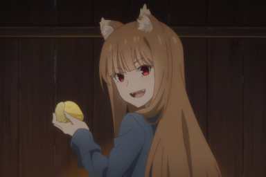 Holo in Spice and Wolf merchant meets the wise wolf