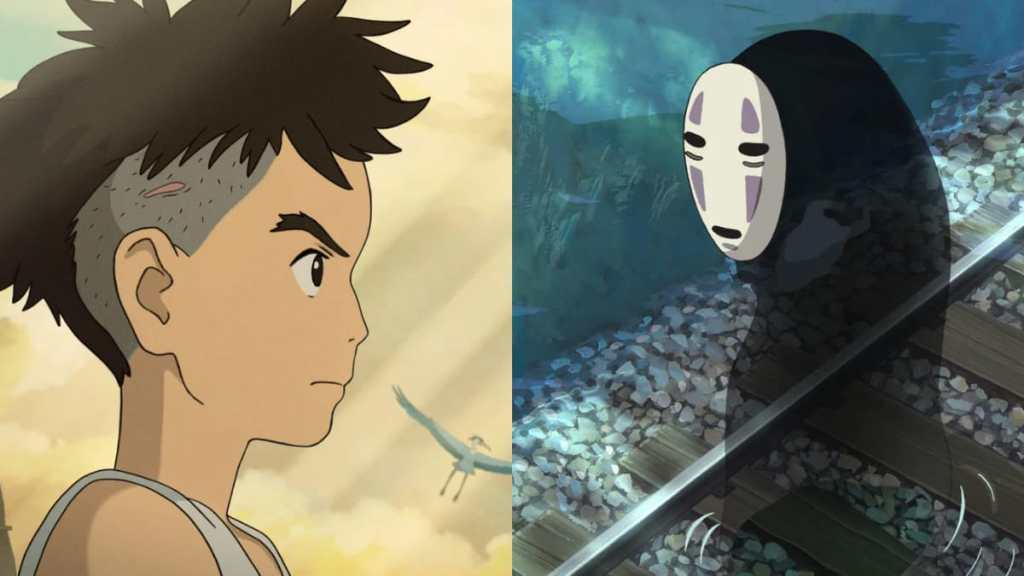 Mahito Maki in The Boy and the Heron, No Face in Spirited Away