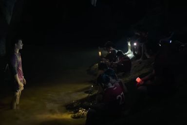 The cast of Thai Cave Rescue in official trailer