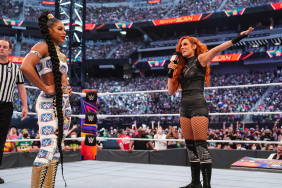 Bianca Belair and Becky Lynch