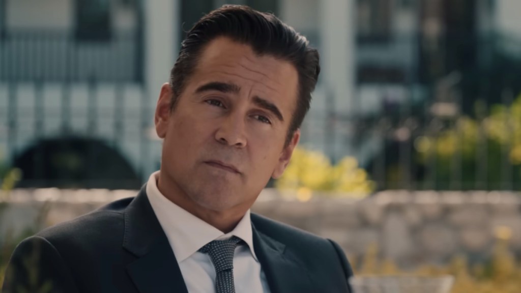 Colin Farrell playing John Sugar in Sugar