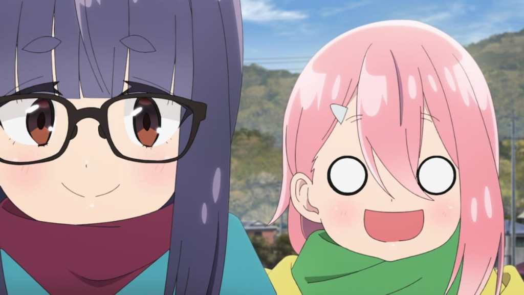 Oogaki Chiaki and Nadeshiko in Laid-Back Camp (Yuru Camp) Season 3