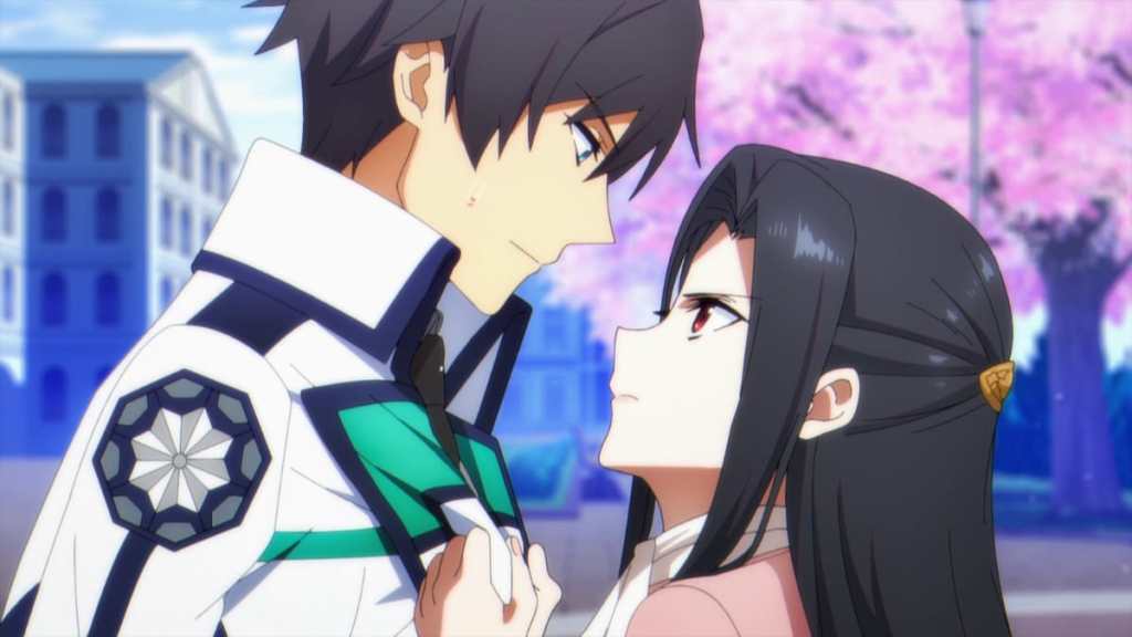 Tatsuya and Mayumi in The Irregular at Magic High School Season 3 Episode 1