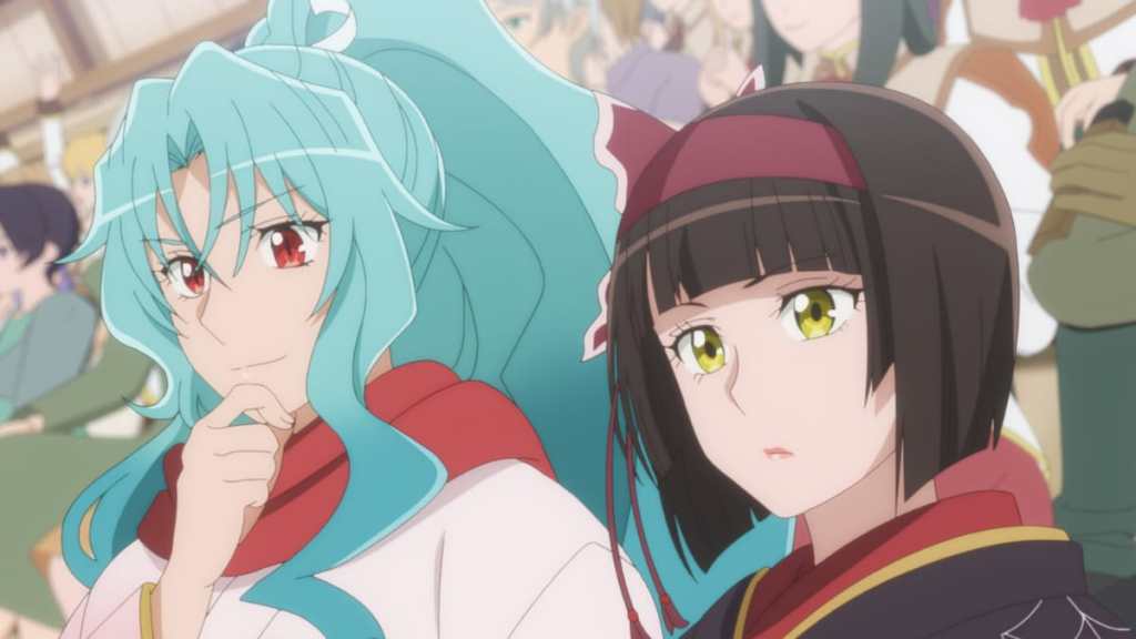 Tomoe and Mio in Tsukimichi Moonlit Fantasy Season 2 Episode 16