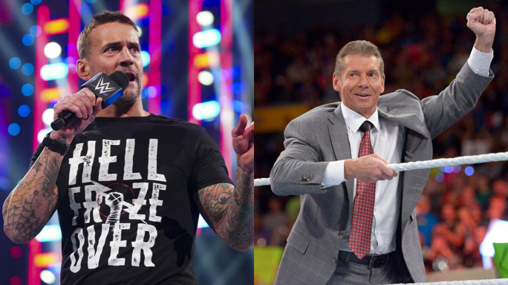 CM Punk and Vince McMahon